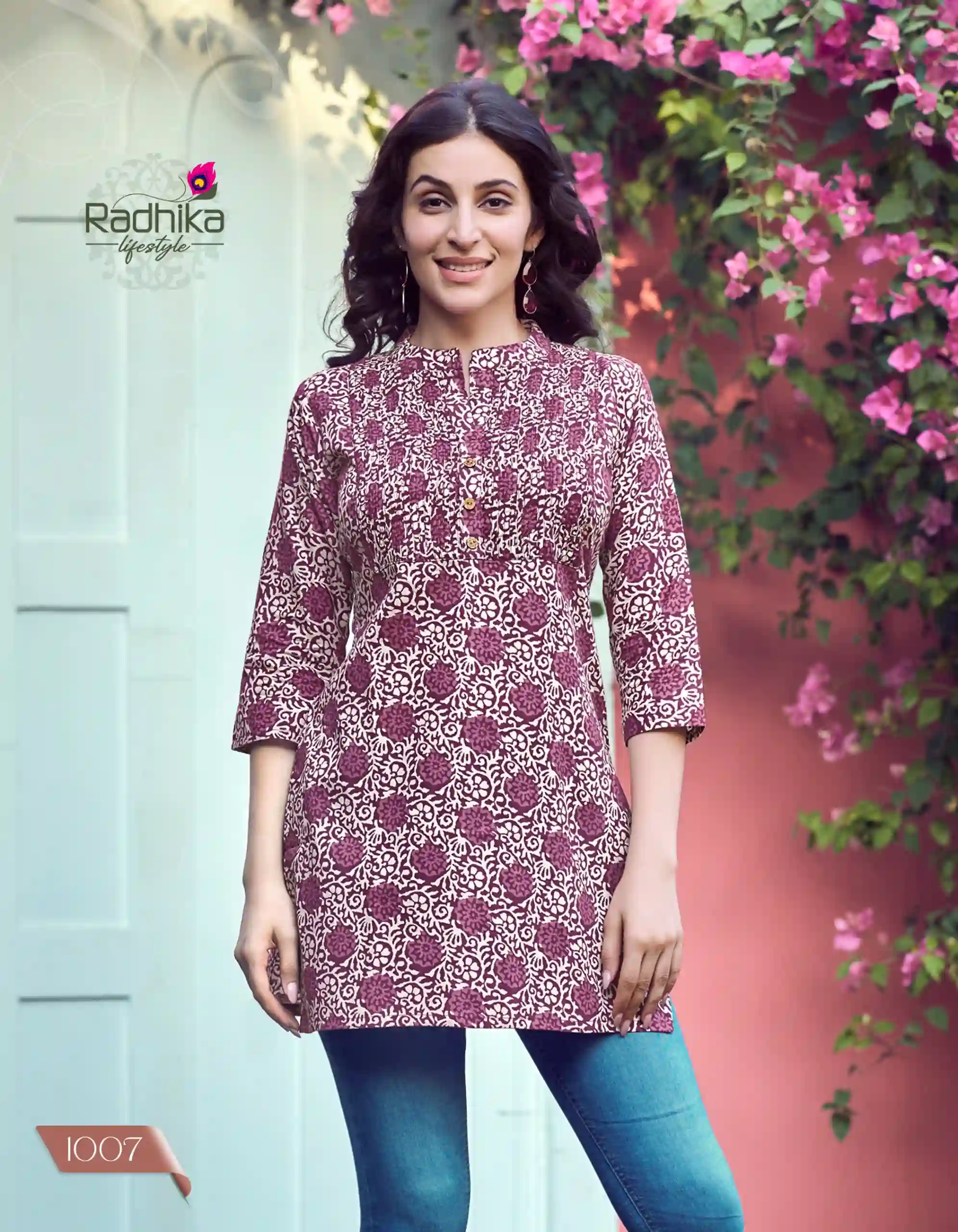 Radhika Lifestyle Summer Shine Vol 1 Pure Heavy Cotton Wholesale Kurtis Catalog — Wholesale Kurtis, MPA wholesale from Surat - Gallery Image 2